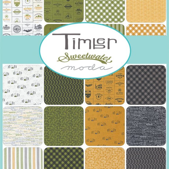 MODA Timber by Sweetwater Jelly Roll 55550JR - Picture 2 of 2